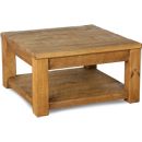 Junk Plank Square Coffee Table with Shelf