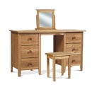 FurnitureToday Kendal Elm Dressing Table Set