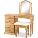FurnitureToday Kent solid pine single dressing table
