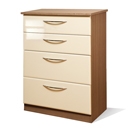 FurnitureToday Knightsbridge Cream 4 Drawer Deep Chest