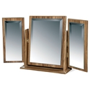 Knightsbridge Cream Triple Mirror