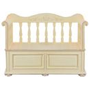 Les Saisons champagne bench with lift up seat