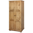 FurnitureToday Lincoln Pine 2 Door Wardrobe