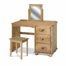 FurnitureToday Lincoln Pine Dressing Table Set