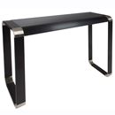 FurnitureToday Lychee black console table 