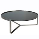 FurnitureToday Lychee Large Black Coffee table 