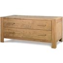 FurnitureToday Lyon Oak 2 Drawer Wide Chest