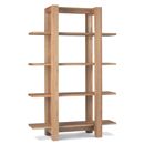 FurnitureToday Lyon Oak Open Shelf Unit