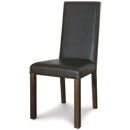 FurnitureToday Lyon Walnut Large Brown Leather Chairs