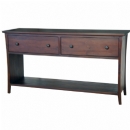 FurnitureToday Madeira dark wood console table