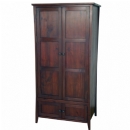 FurnitureToday Madeira dark wood wardrobe