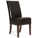 FurnitureToday Madison Square leather dining chair