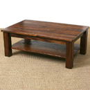 Makasih Lima dark wood large coffee table