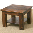 Makasih Lima dark wood small coffee table