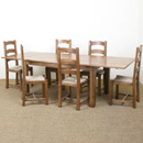 FurnitureToday Makasih Provence mango extending dining set
