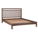 FurnitureToday Meridian Walnut Spindle Bedstead