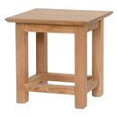 FurnitureToday Metro Living Solid Oak Side Table