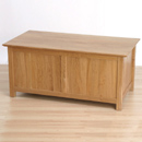 FurnitureToday Metro solid oak blanket box