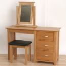 FurnitureToday Metro solid oak dressing table