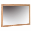 FurnitureToday Metro solid oak wall mirror 1300 x 900