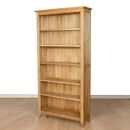 Milano Solid Oak Large Bookcase 