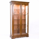 FurnitureToday Montague Gower 2 door barred Display Cabinet