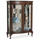 FurnitureToday Montague Gower 2 door Glass Display Cabinet