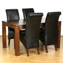FurnitureToday Monte Carlo 4ft6 table four chair dining set