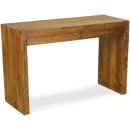 FurnitureToday Monte Carlo Oak Style Cubed Console Table