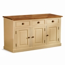 FurnitureToday Mottisfont Painted Pine 4ft Farmhouse Dresser Base