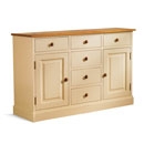 FurnitureToday Mottisfont Painted Pine 6 Drawer 2 Door Dresser