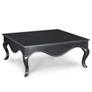 FurnitureToday Moulin Noir Black Square Coffee Table