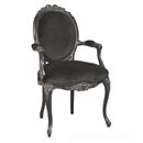 FurnitureToday Moulin Noir velvet armchair