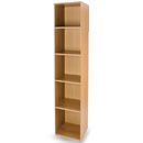 FurnitureToday Neo Office 5 Shelf Narrow Bookcase