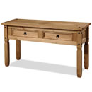 FurnitureToday New Corona mexican pine console table