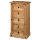 New Corona mexican pine wellington chest