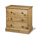 FurnitureToday New Cotswold 3 Drawer Wide Chest