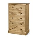 FurnitureToday New Cotswold 5 Drawer Wide Chest