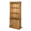 New Cotswold Tall Bookcase with Doors