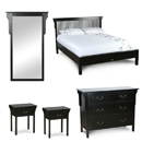 FurnitureToday New England Black Bedroom Set