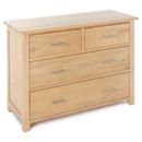 FurnitureToday New Oakleigh solid ash 4 drawer chest