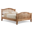 FurnitureToday Normandy Oak High Foot End Bed