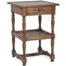 FurnitureToday Oak Country 17C Table With Gallery And Drawer