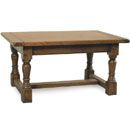 FurnitureToday Oak Country 3x2 Refectory Coffee Table