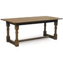 FurnitureToday Oak Country 60 Inch Refectory Table