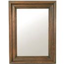 FurnitureToday Oak Country Bevelled Mirror