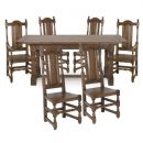 FurnitureToday Oak Country Dining Set