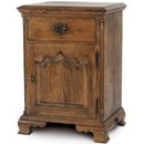 Oak Country One Door One Drawer Bedside