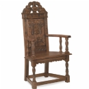 FurnitureToday Oak Country Salisbury Armchair