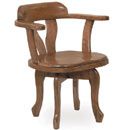 FurnitureToday Oak Country Swivel Chair